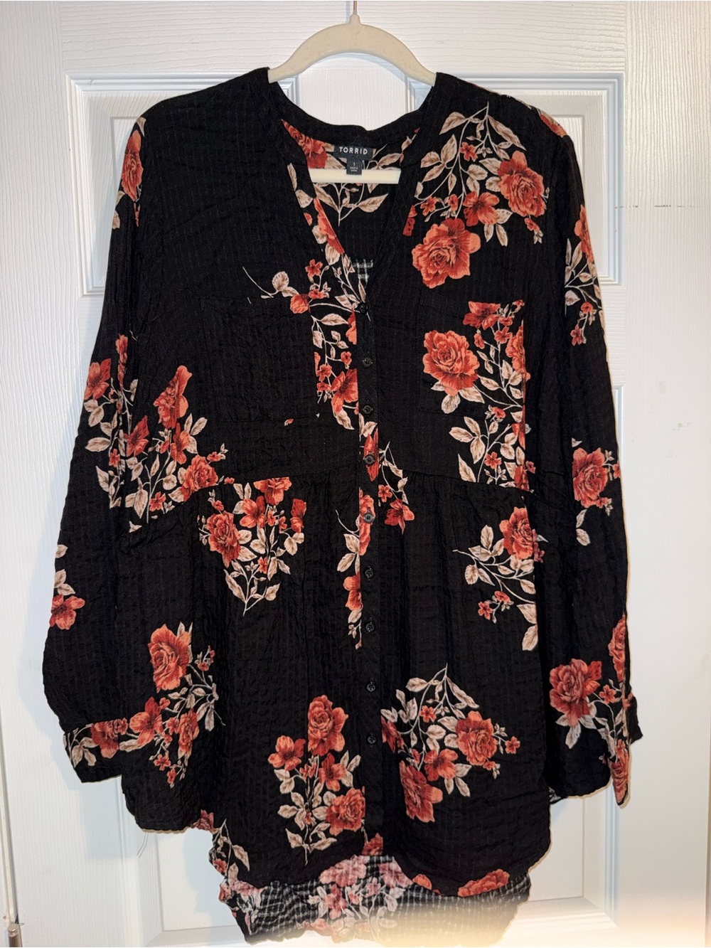 Torrid Floral Blouse